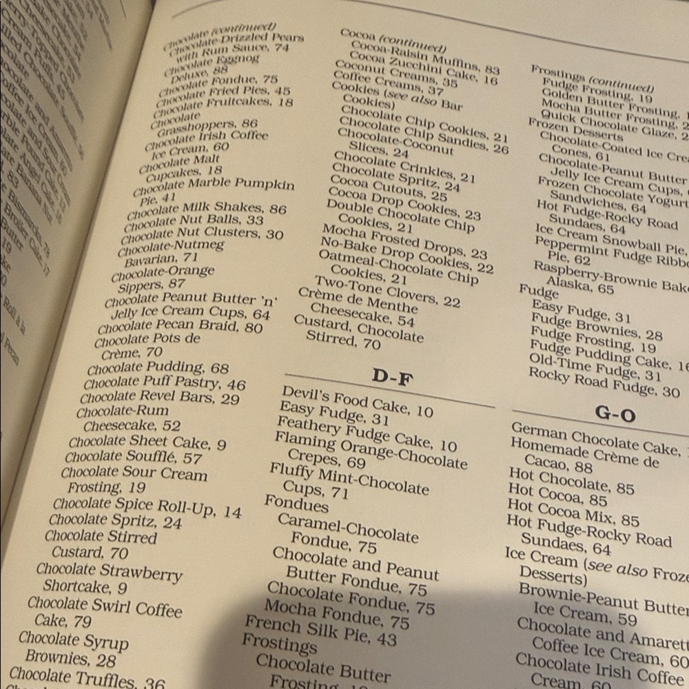 Vintage Better Homes and Gardens Chocolate Delight Cookbook - and Red Cover - Picture 5 of 7